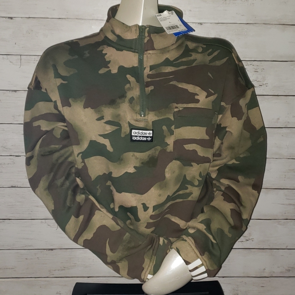 Adidas Camo Half-zip